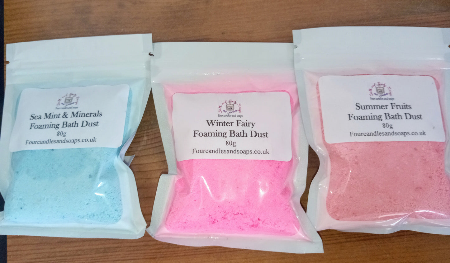 Sea mint and minerals Fizzy Bath Dust 80g