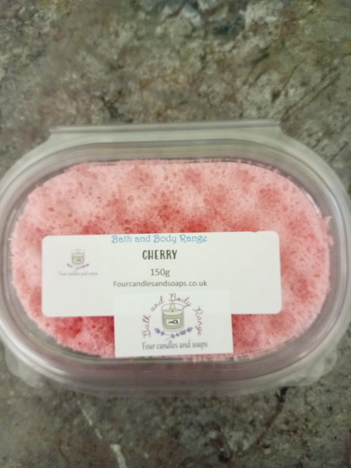 Cherry Soap infused sponge