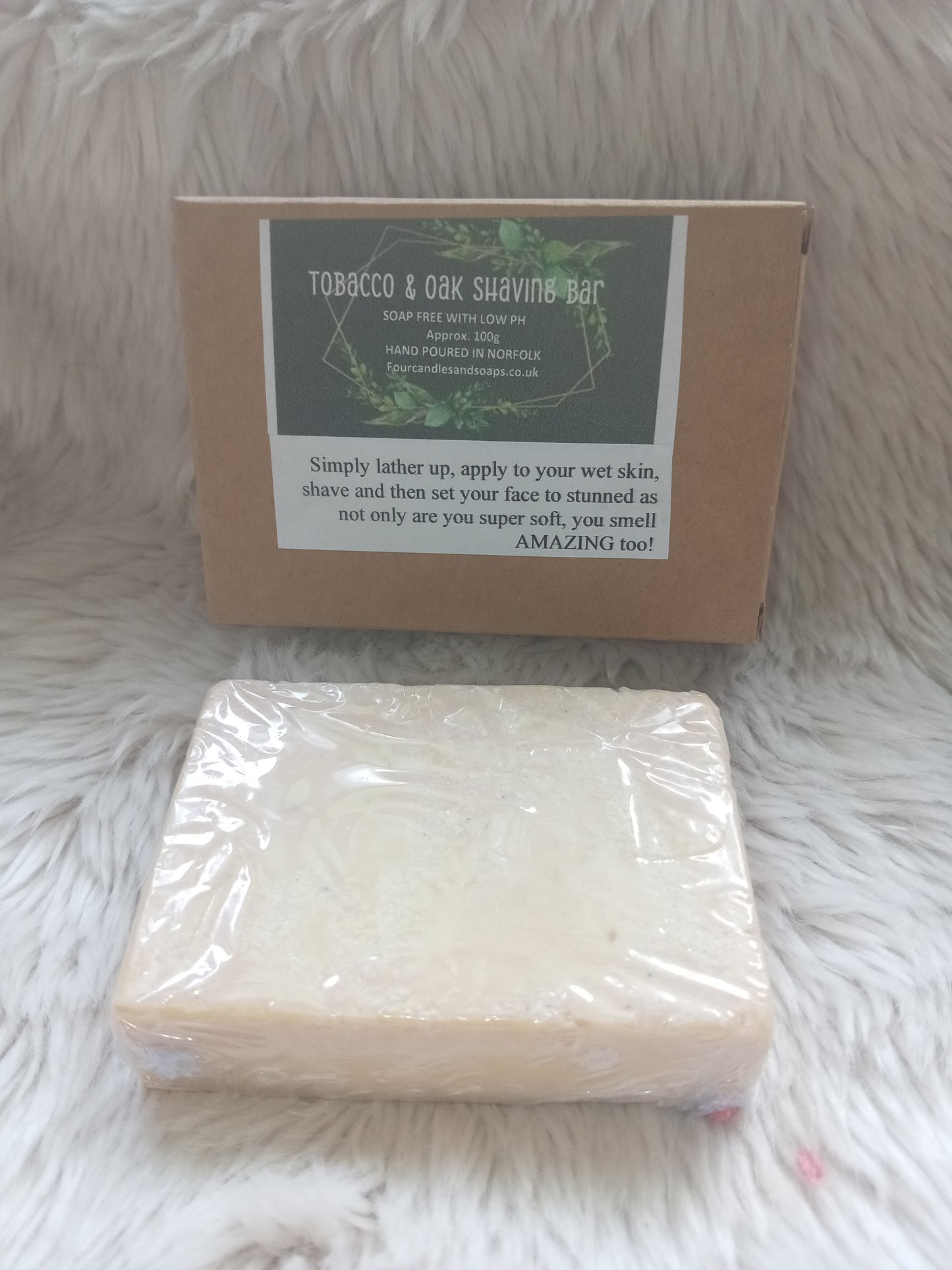 Tobacco and oak Shaving soap 100g