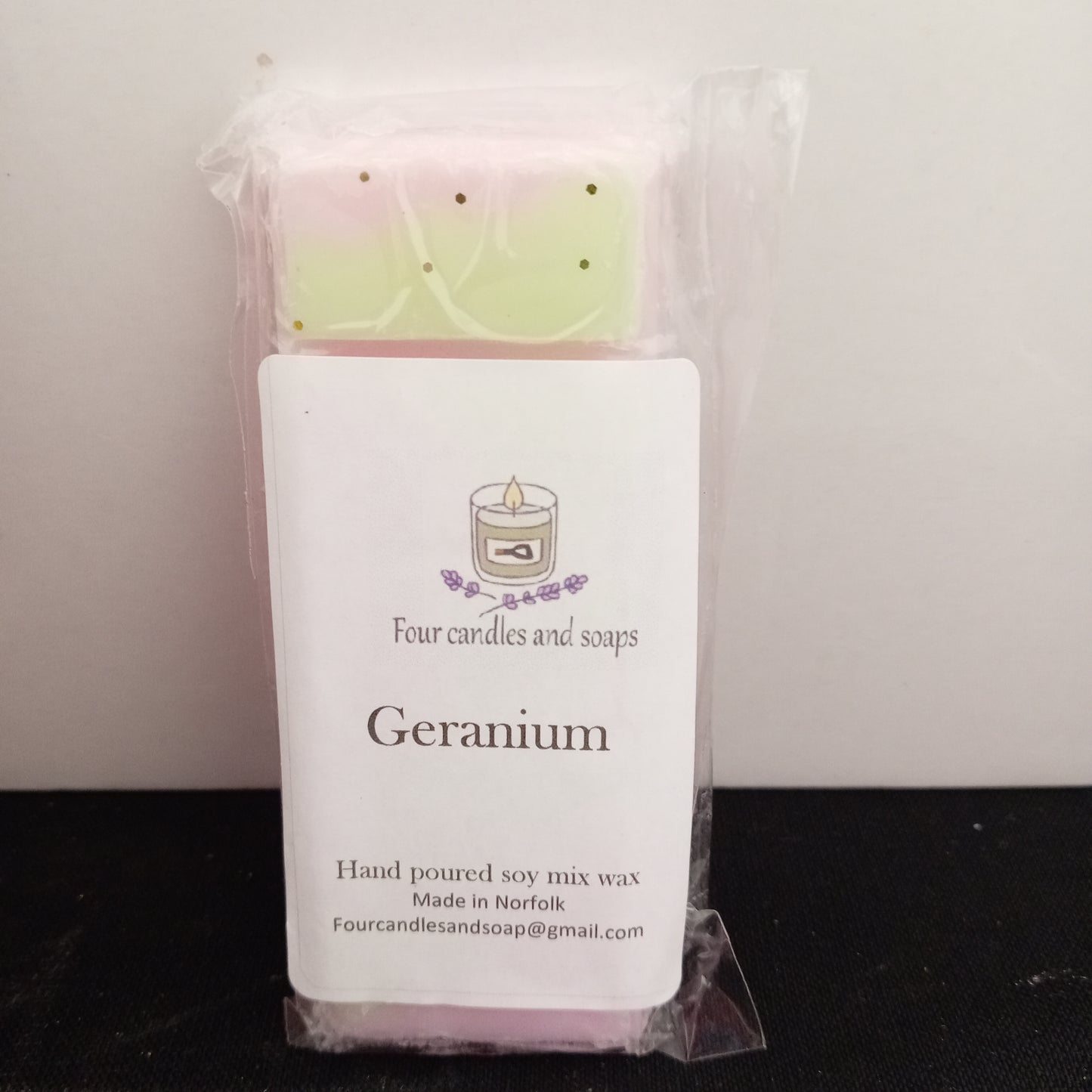 Geranium 50g snap bar Wax Melt