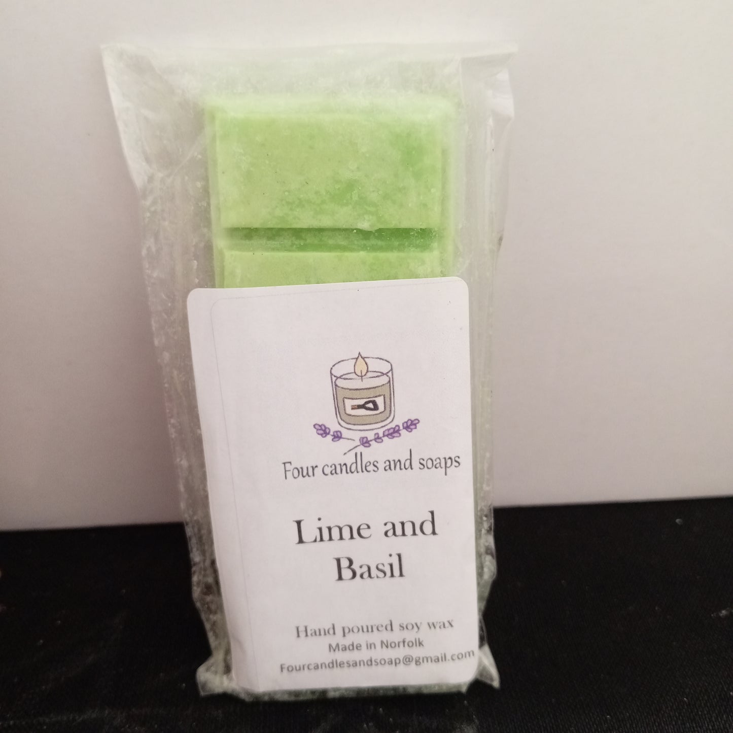 Lime and Basil 50g snap bar Wax Melt