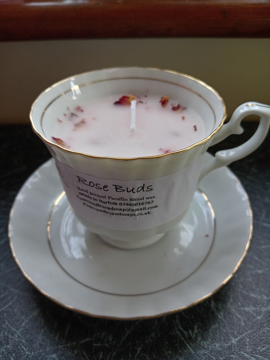 Rose Teacup candle
