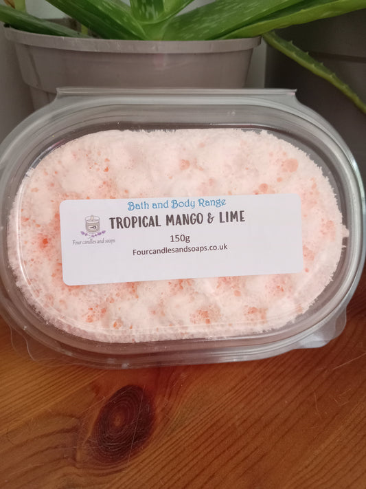 Tropical Mango and Lime Soap infused sponge