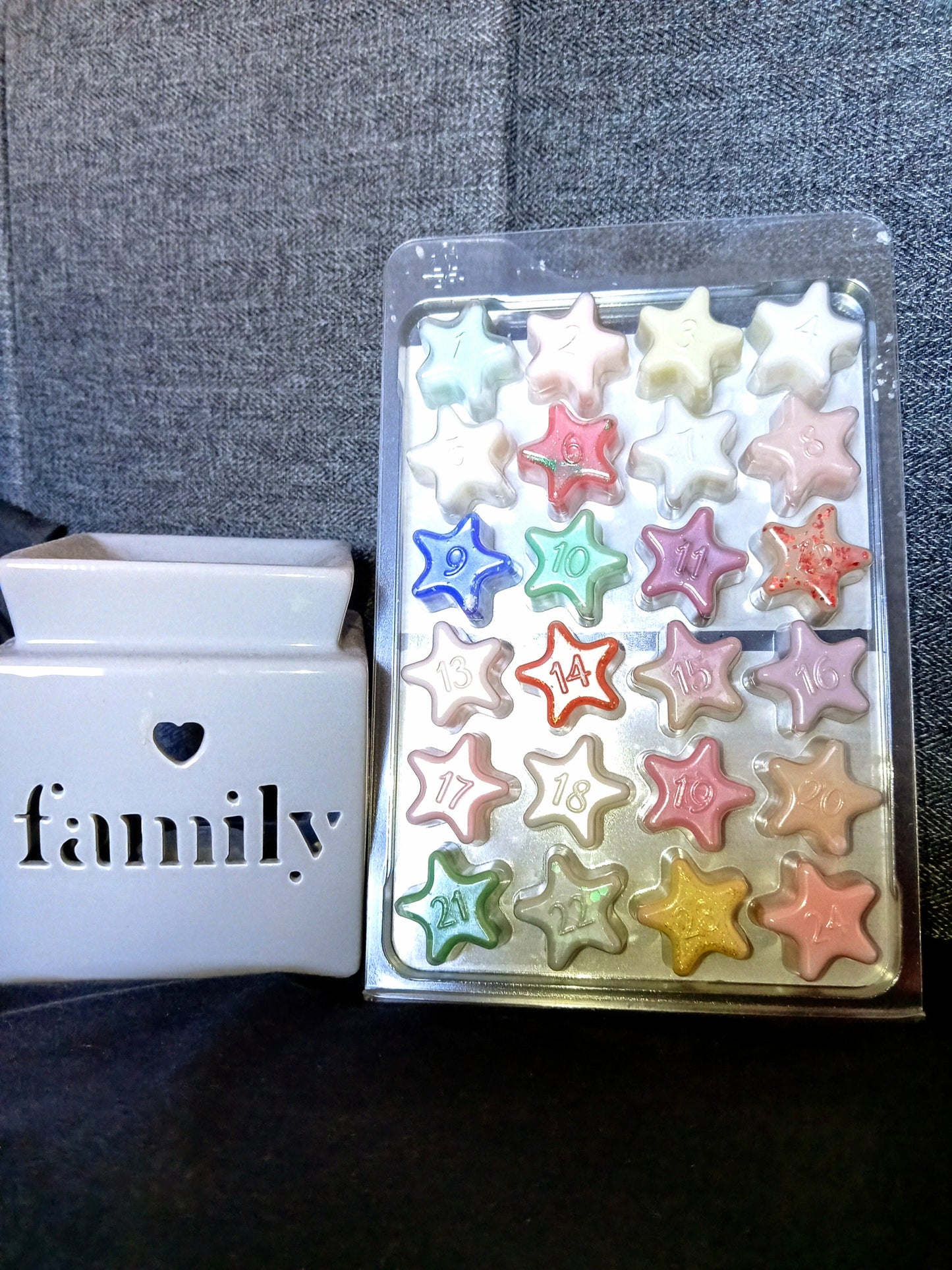 Advent calender wax melts