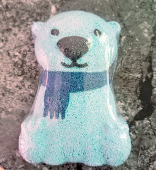Bear snow fairy scented bath bomb