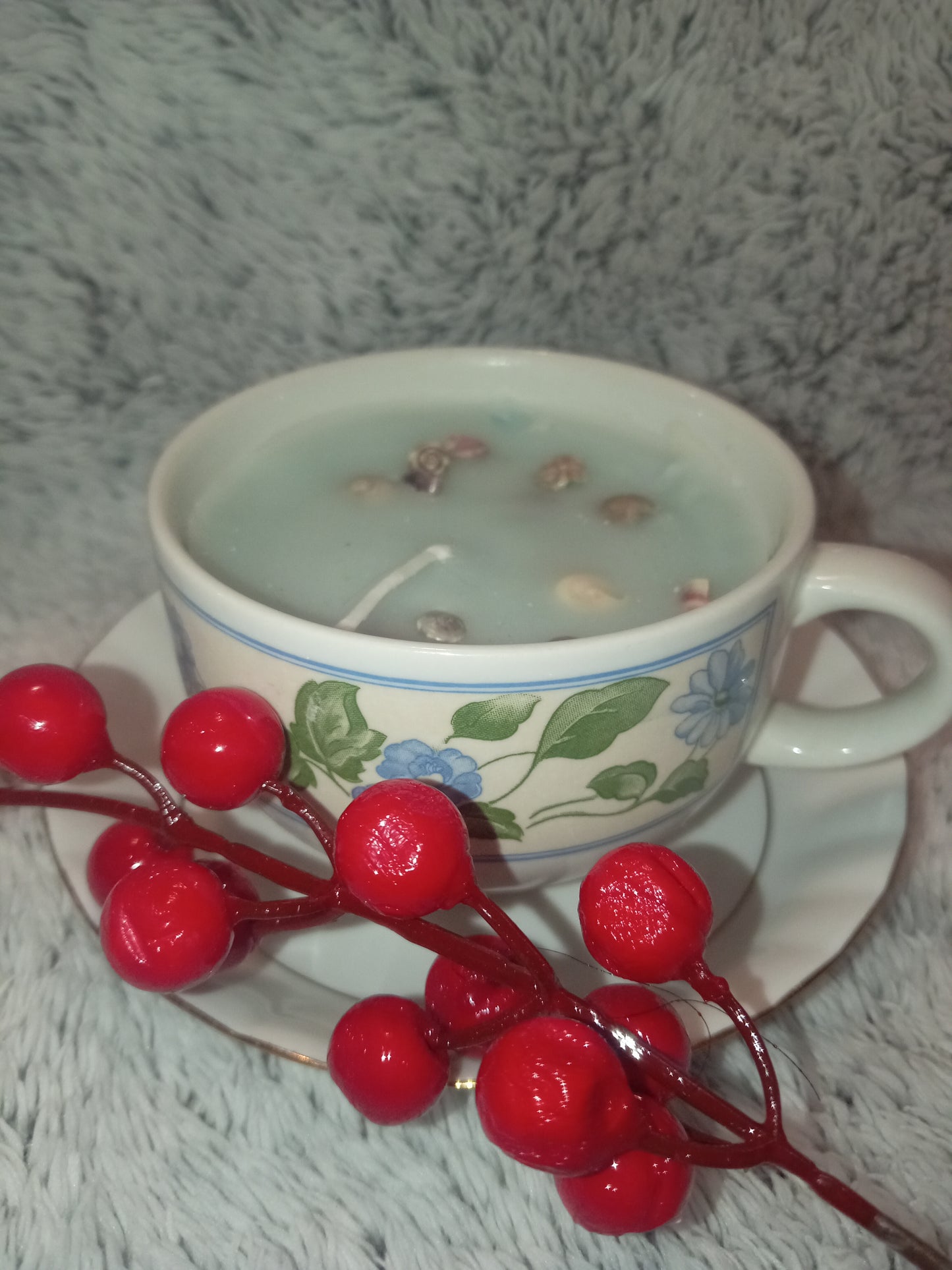 Samphire and sea mint Teacup candle