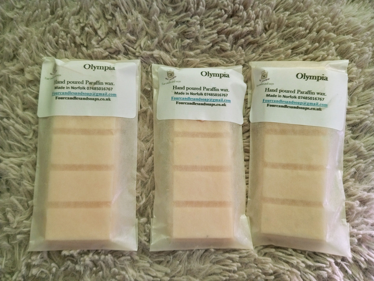 Olympia 50g snap bar Wax Melt