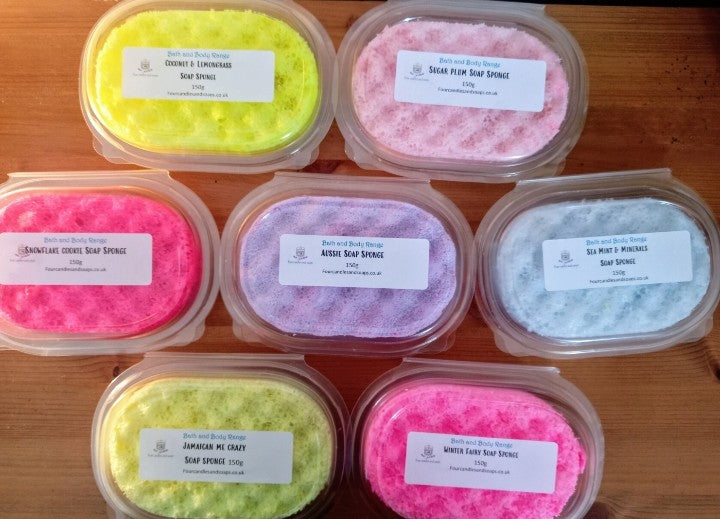 Winter Fairy soap infused sponge
