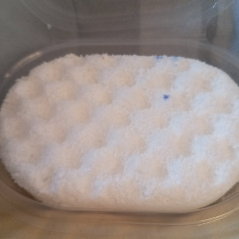 Comforter exfoliating soap sponge by Four Candles & Soaps