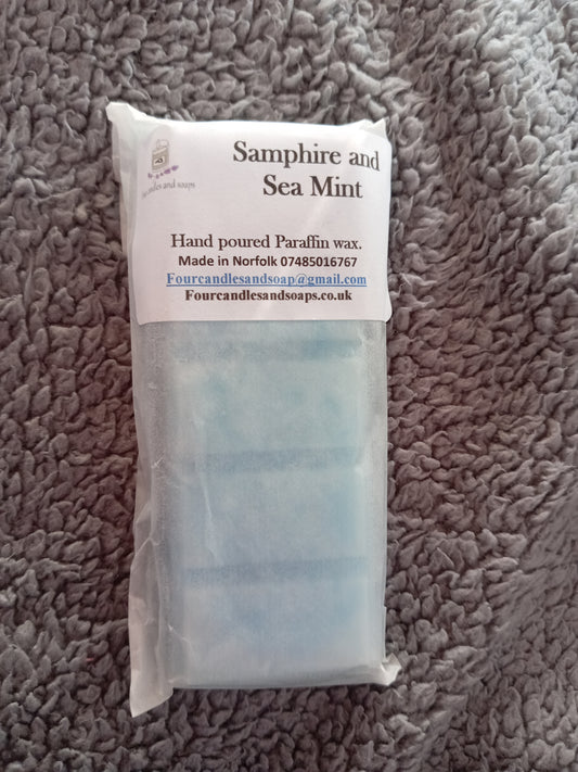 Samphire and seamint 50g snap bar Wax Melt