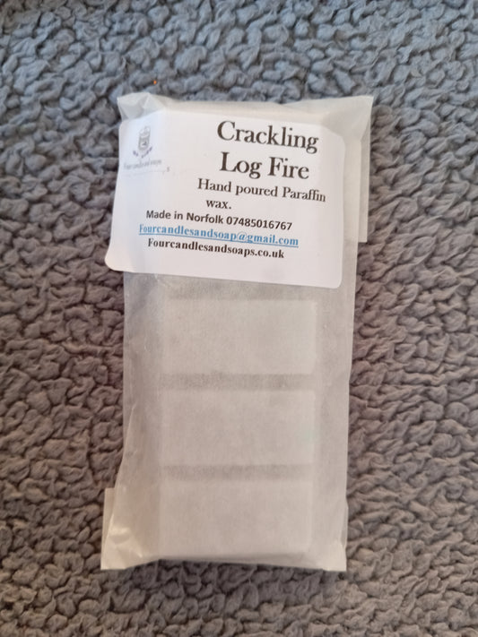 Crackling Log Fire 50g snap bar Wax Melt