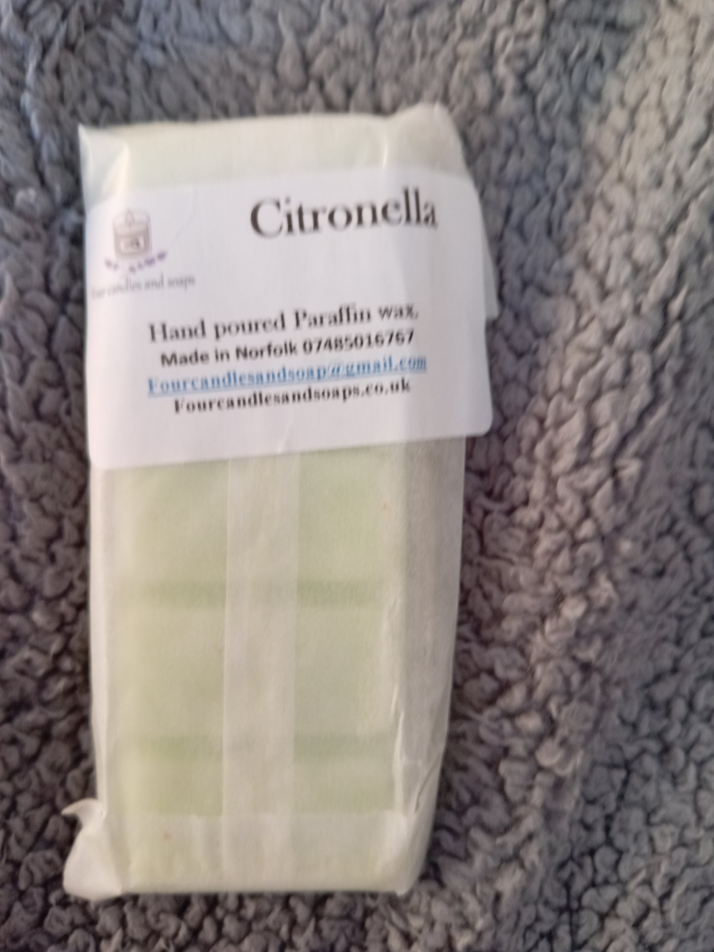 Citronella 50g snap bar Wax Melt