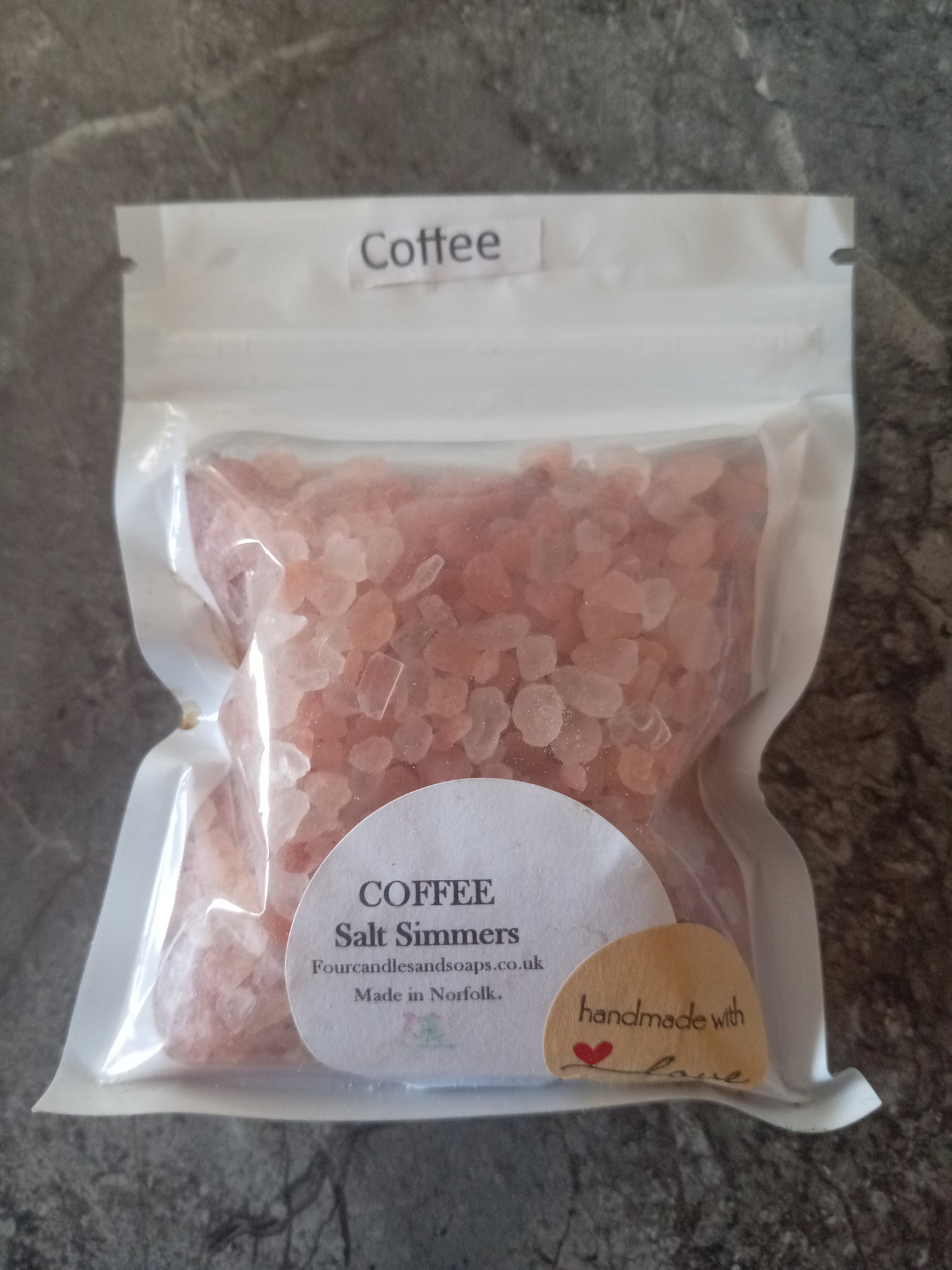 Coffee salt Simmers 100g
