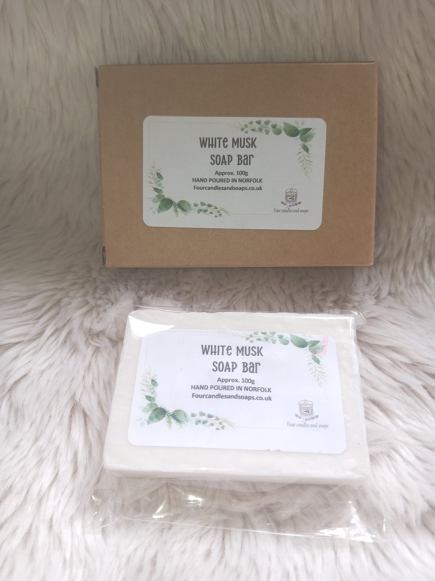 White Musk soap infused sponge