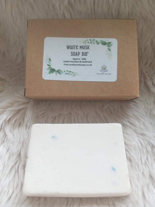 White Musk Scented Soap 100g