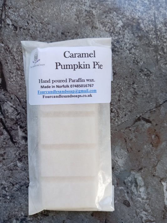 Caramel pumpkin pie 50g snap bar Wax Melt