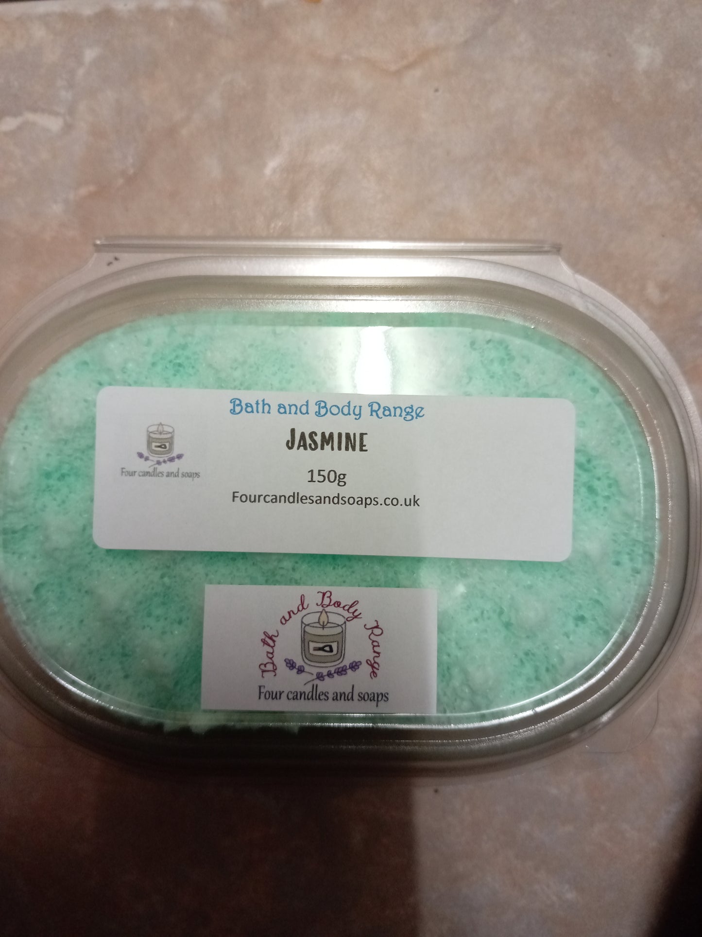 Jasmine Soap infused sponge