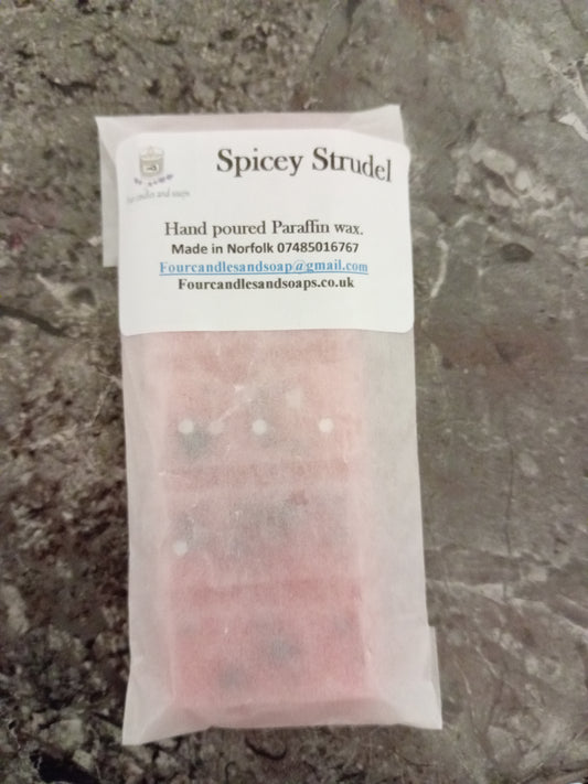 Spicey Strudel 50g snap bar Wax Melt