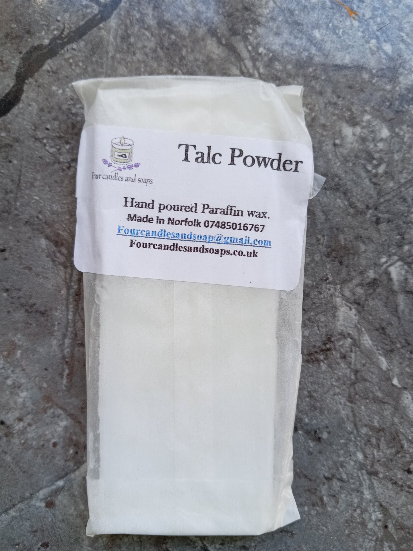 Talc baby powder 50g snap bar Wax Melt